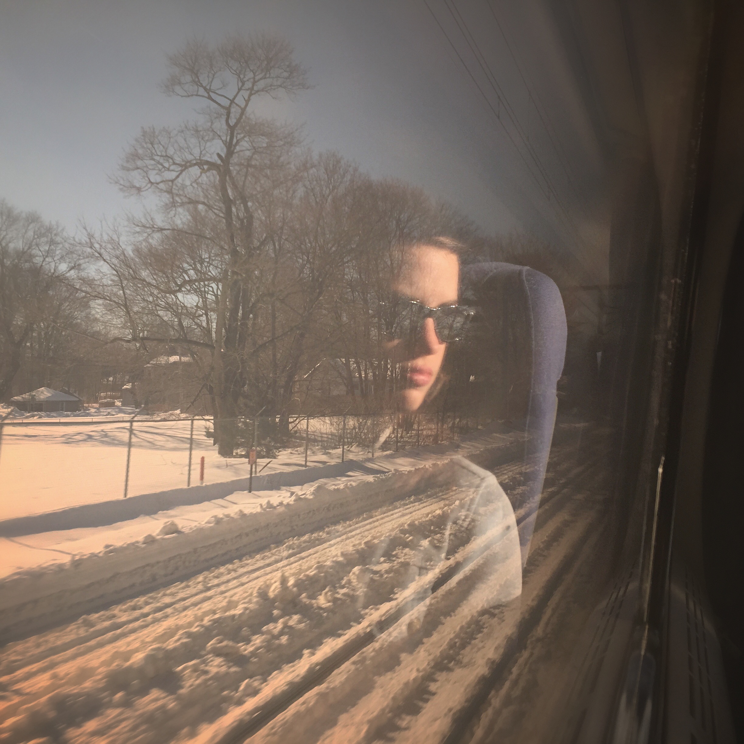 📷 Train to New York.