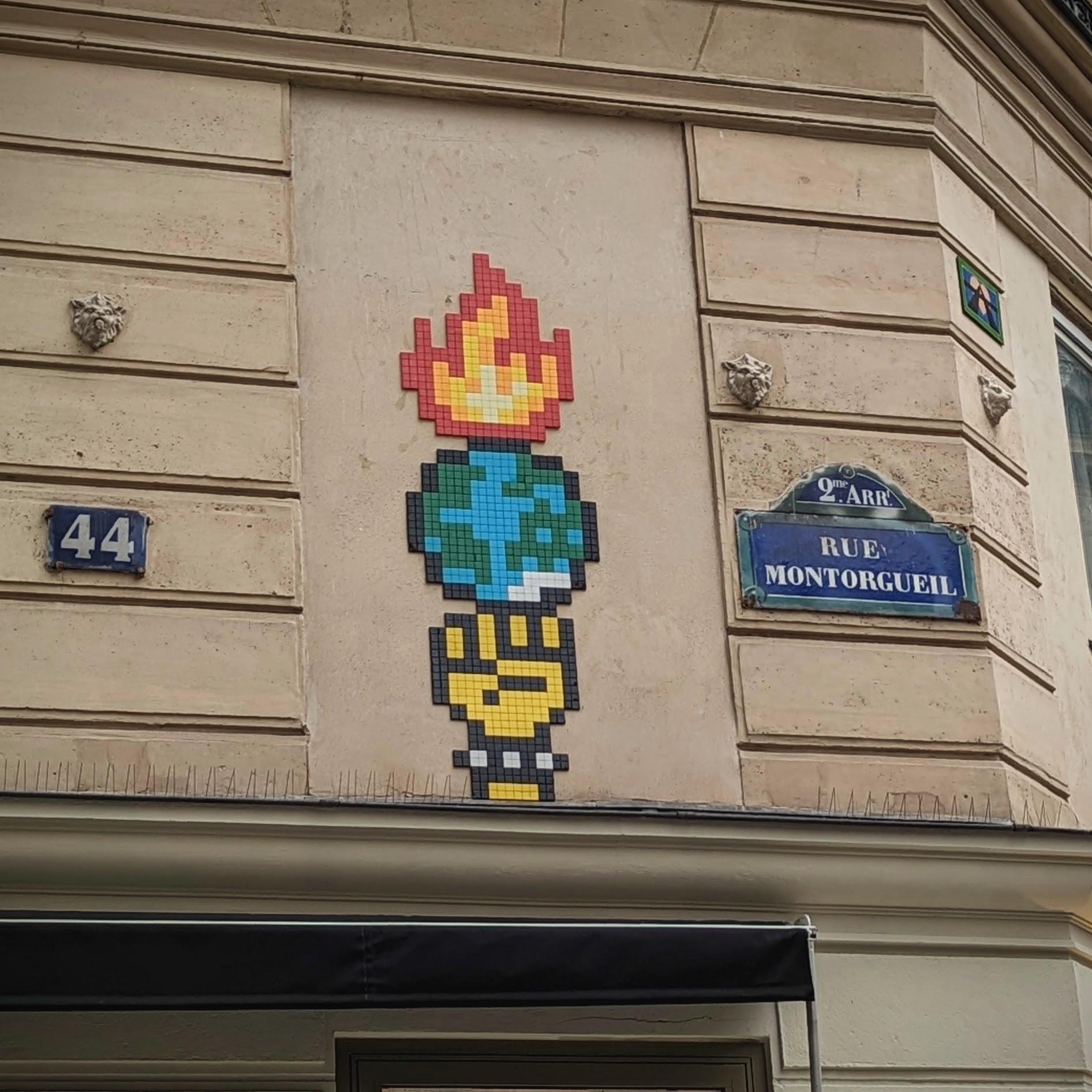 📷 Invaders Rue Montorgueil