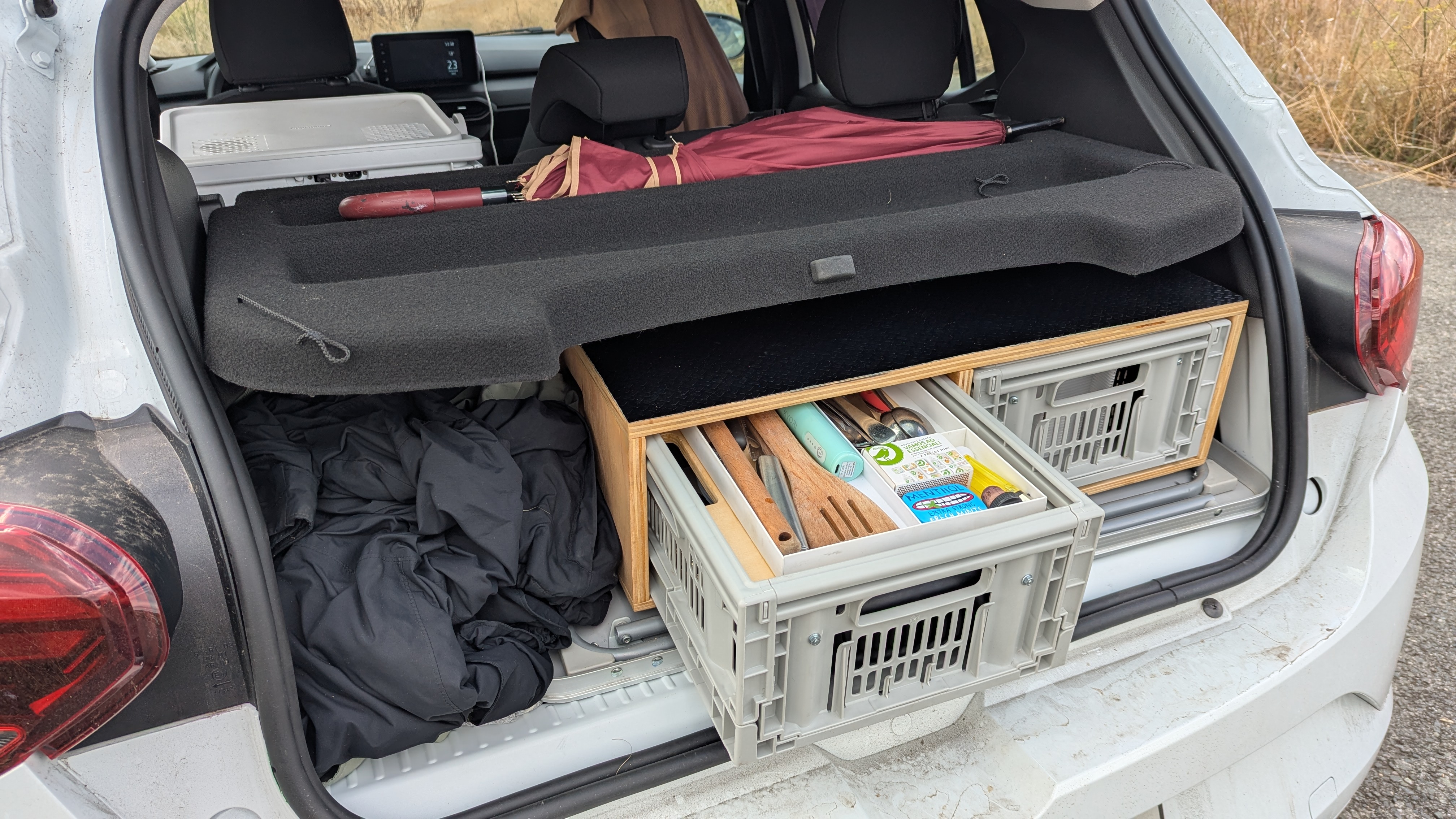 Using the Car Kitchen.