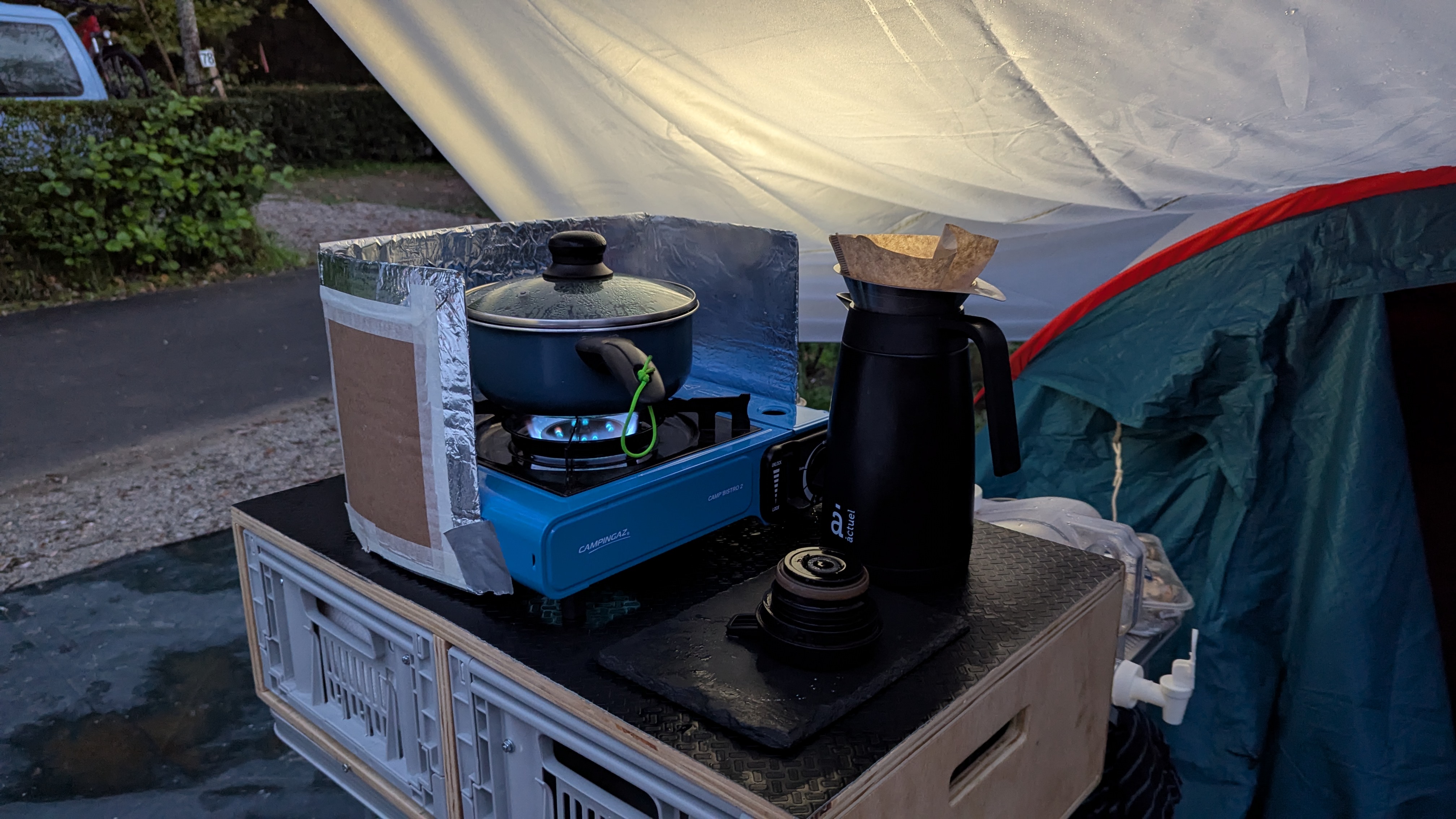 Using the Car Kitchen.